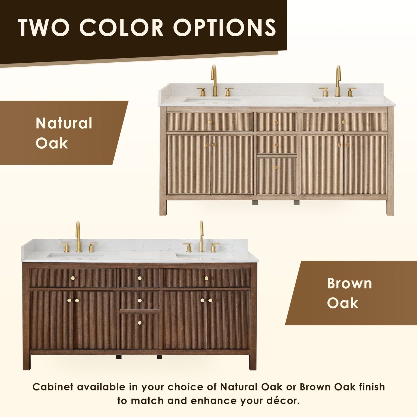 Cerrito 72" double vanity with top