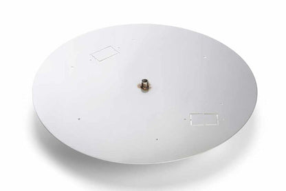 42" High Capacity Stainless Steel Round Flat Burner Pan - 571-42HC