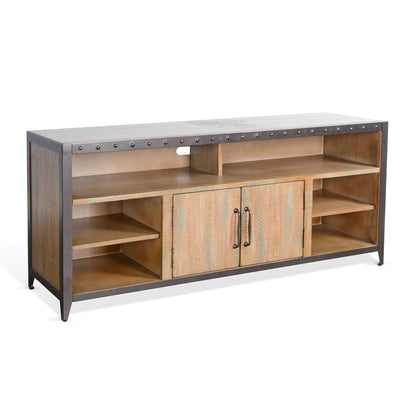 Sunny Designs San Diego - Media Console - Antique Brown - 3654AB-C