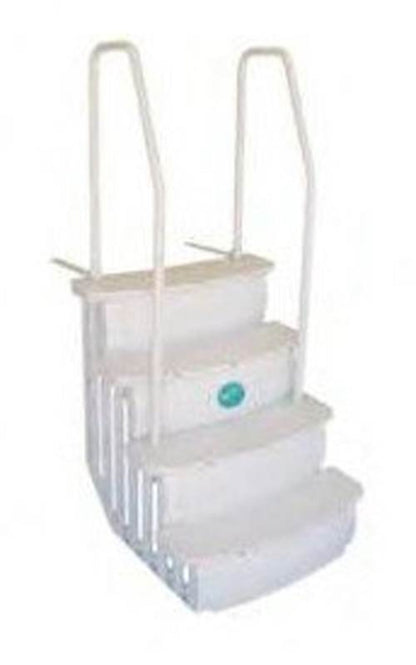 NEW Main Access iStep Above Ground Pool Entry Ladder w/ Mat Pad + 2 Sand Weights - 59342