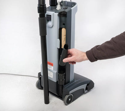 Advance VU500 Upright Vacuum, 11.5"/14.5", HEPA, Bagged, With Tools – 107404753