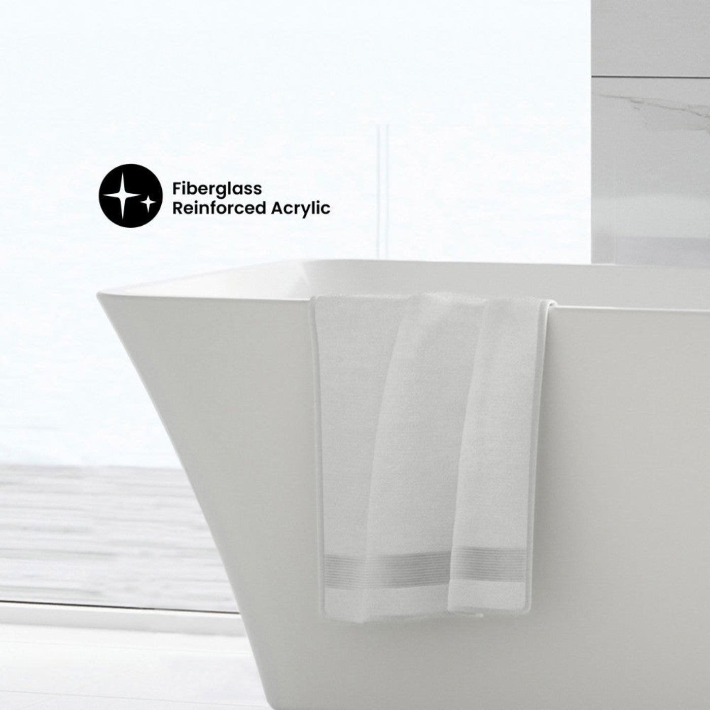 Swiss Madison St. Tropez 60" Freestanding Bathtub - SM-FB569