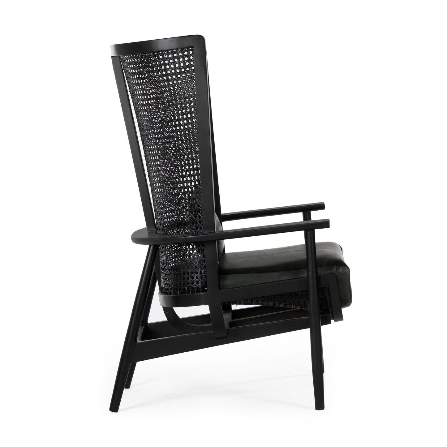 Union Home Wingman Lounge Chair - Black  - LVR00206