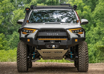 Backwoods Adventure Hi-Lite Overland Toyota 4Runner Front Bumper 5th Gen (2010-2024) [Bull Bar] - BWT4R5-103FGBBB