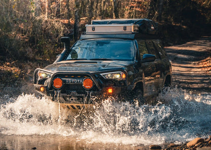 Backwoods Adventure Hi-Lite Overland Toyota 4Runner Front Bumper 5th Gen (2010-2024) [Bull Bar] - BWT4R5-103FGBBB