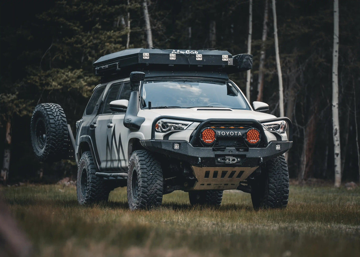 Backwoods Adventure Hi-Lite Overland Toyota 4Runner Front Bumper 5th Gen (2010-2024) [Bull Bar] - BWT4R5-103FGBBB