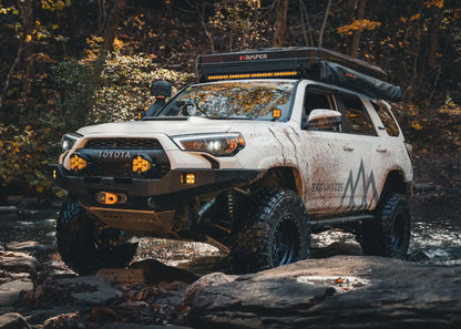 Backwoods Adventure Hi-Lite Overland Toyota 4Runner Front Bumper 5th Gen (2010-2024) [No Bull Bar] - BWT4R5-103XXBBB