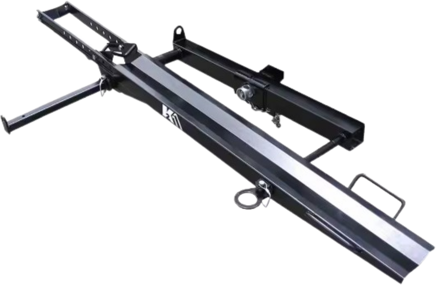 DK2 TMC201 400 lb. Capacity Hitch Mounted Motorcycle Carrier with Adjustable Front Wheel Channel New - TMC201