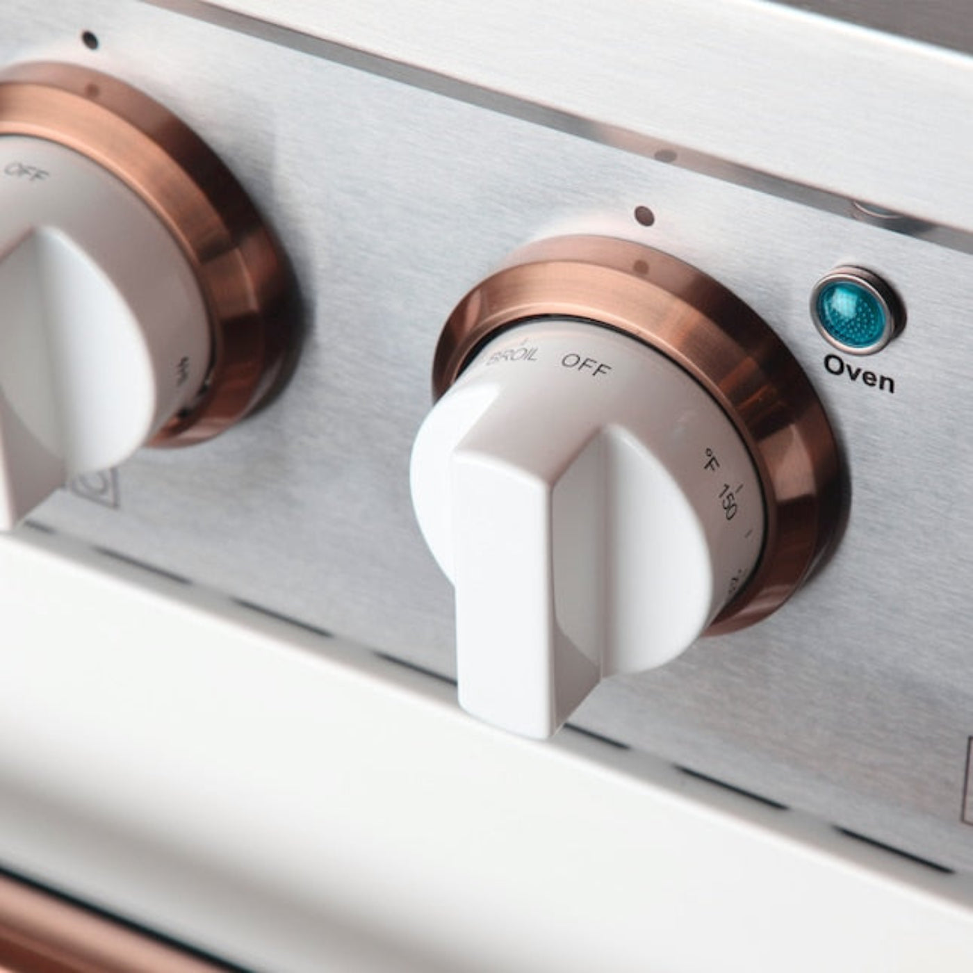 Kucht 30" Pro-Style Propane Gas Dual Fuel Range in White with Rose Gold Accents, KDF302/LP-W-ROSE - KDF302/LP-W-ROSE