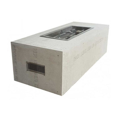 60″ x 24″ Rectangle Ready to Finish Fire Pit Package (30″ Pan) - U60X24/30x12