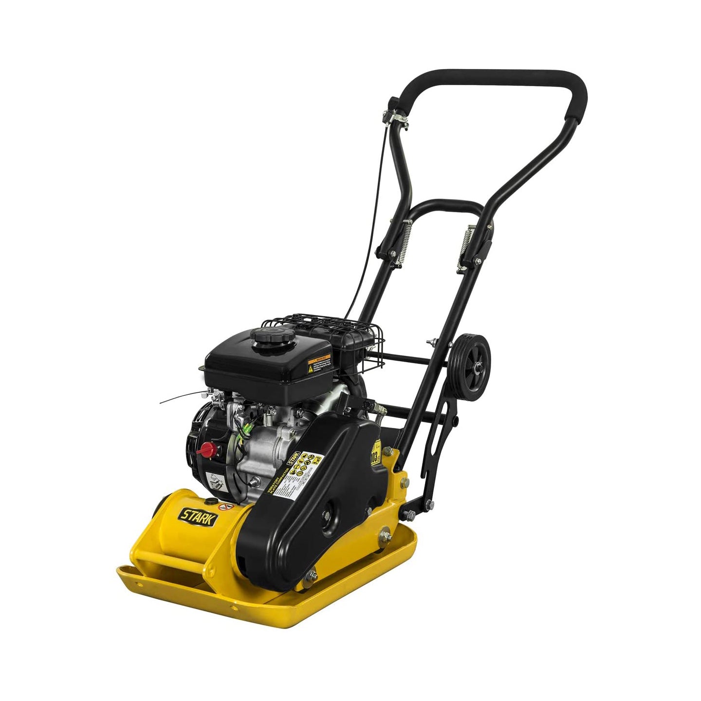 Stark USA 79cc Foldable Walk Behind Plate Compactor 1843LBS Force 3HP Concrete - 61023