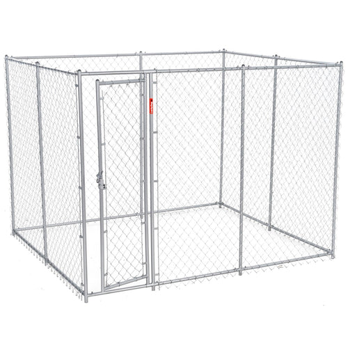 Lucky Dog Adjustable 10' x 5' x 6' Heavy Duty Chain Link Dog Kennel Enclosure - 117259