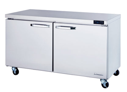 Blue Air BLUR60-HC | 60" Wide 2 Door Undercounter Refrigerator - BLUR60-HC