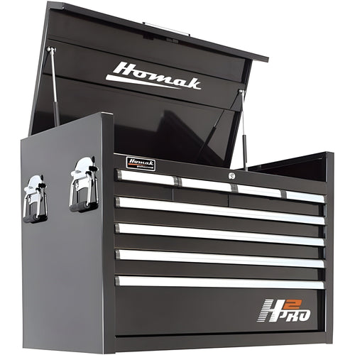 Homak  36″ H2PRO Series 8 Drawer Top Chest - BK02036081