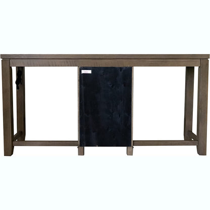 Sunset Trading Saunders 71" Narrow Bar Console Sofa Table with Charging Station - ED-D18620TCB