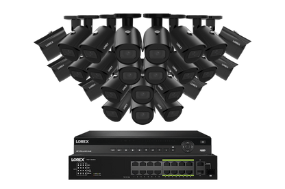 Lorex Elite Series 4K 32 Camera Capable 6TB Wired NVR System with 4MP (2K) A4 IP Bullet Cameras - N2K6-3224BB-A4