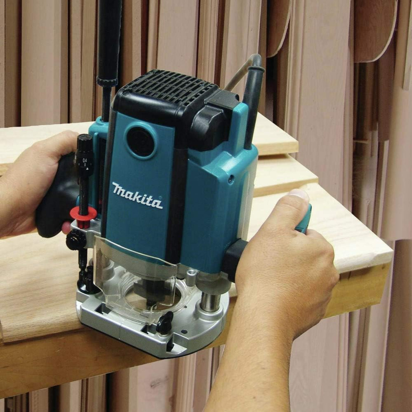 Makita RP1800 3-1/4 HP Plunge Router - U6-LIVR-X2JE