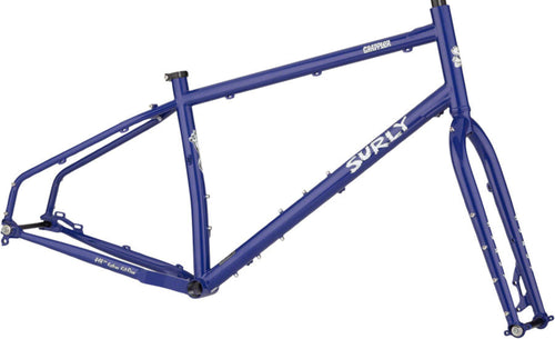 NEW Surly Grappler Gravel Bike Frameset - 27.5, Steel, Subterranean Homesick Blue - 210000054233
