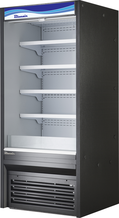 Blue Air BOD-36S | 36" Wide Steel Open Display Case - BOD-36S