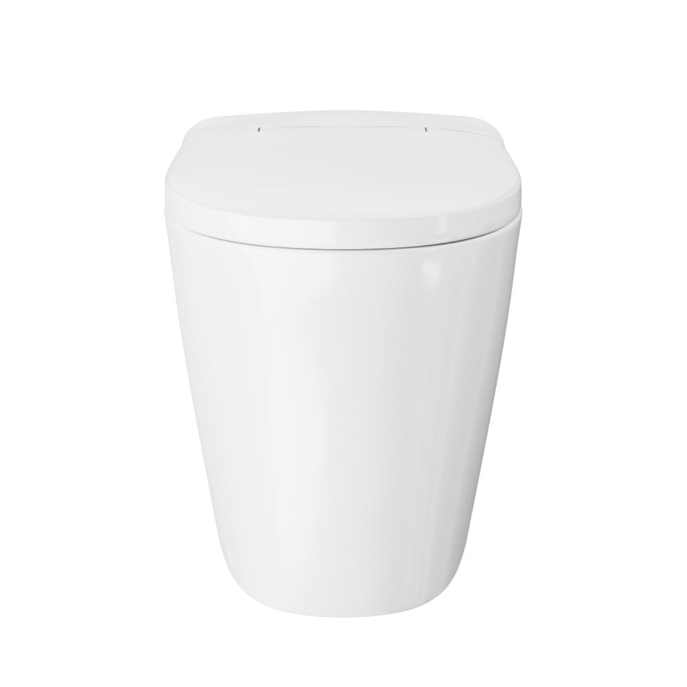 Swiss Madison Hugo H Power Flush Tankless Toilet 12" Rough-in 1 GPF Non-Electric ADA Toilet with Integrated Tank in Glossy White - SM-ST030