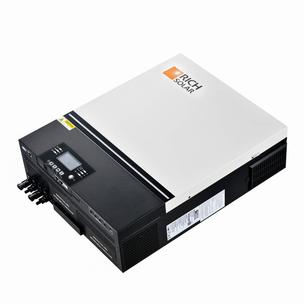 Rich Solar 6548 | 6500 Watt (6.5kW) 48 Volt Off-Grid Hybrid Solar Inverter | Premium 6500W 48V Hybrid Inverter for Campers, Cabins, Tiny Homes, ADUs, RVs, Off-Grid  - RS-H6548