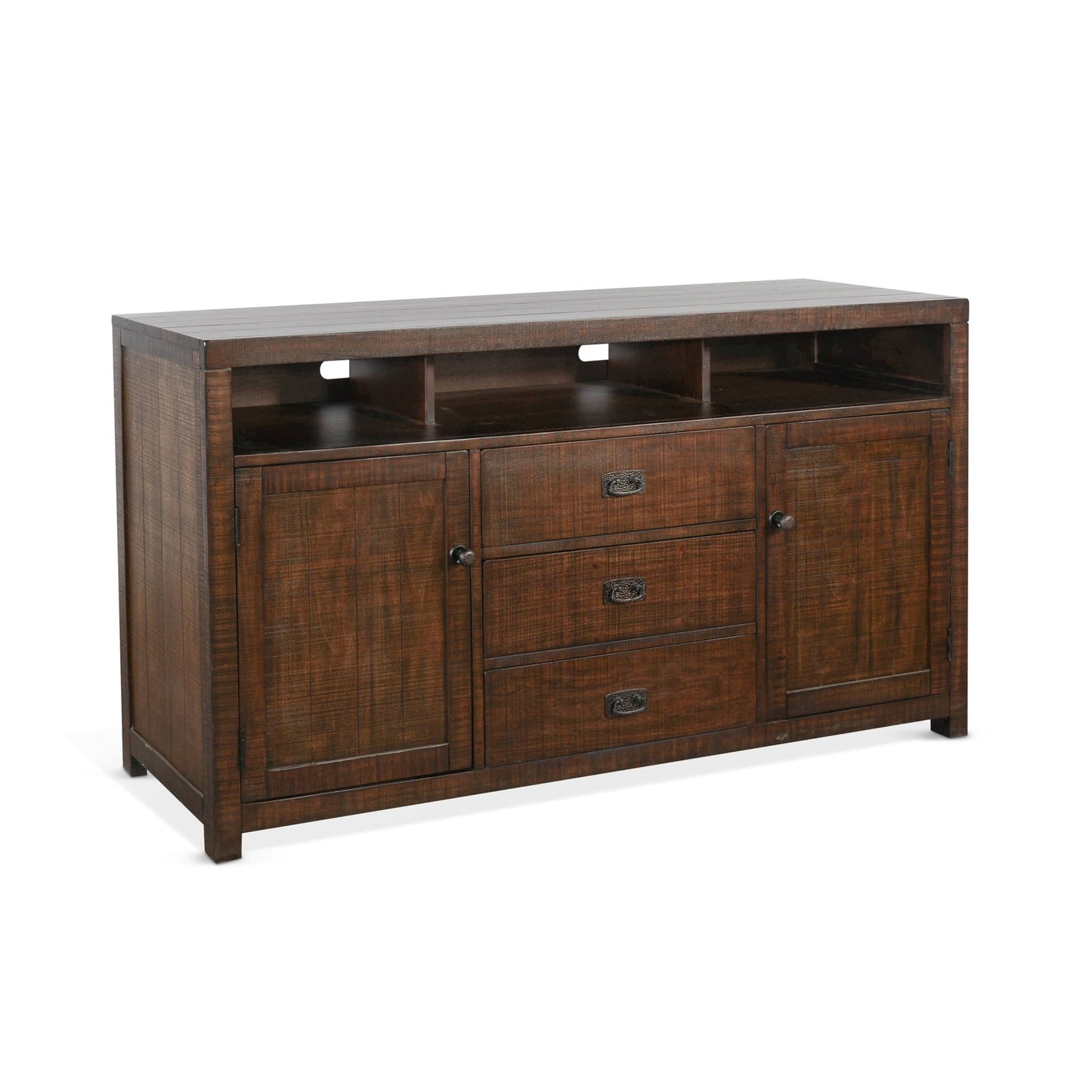 Sunny Designs Homestead - 66" TV Console - Tobacco Leaf - 3563TL-66