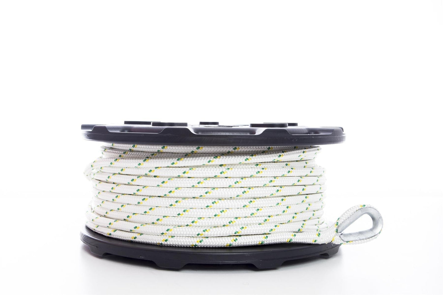 Portable Winch PCA-1213M2ESC Double Braided 1/2" x 328' Polyester Rope with Splices & Thimbles - PW,PCA-1213M2ESC