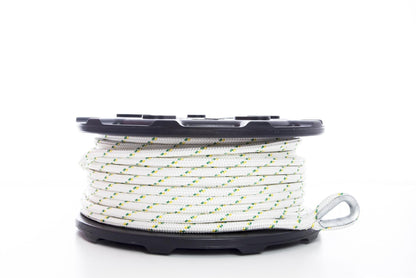 Portable Winch PCA-1213M2ESC Double Braided 1/2" x 328' Polyester Rope with Splices & Thimbles - PW,PCA-1213M2ESC
