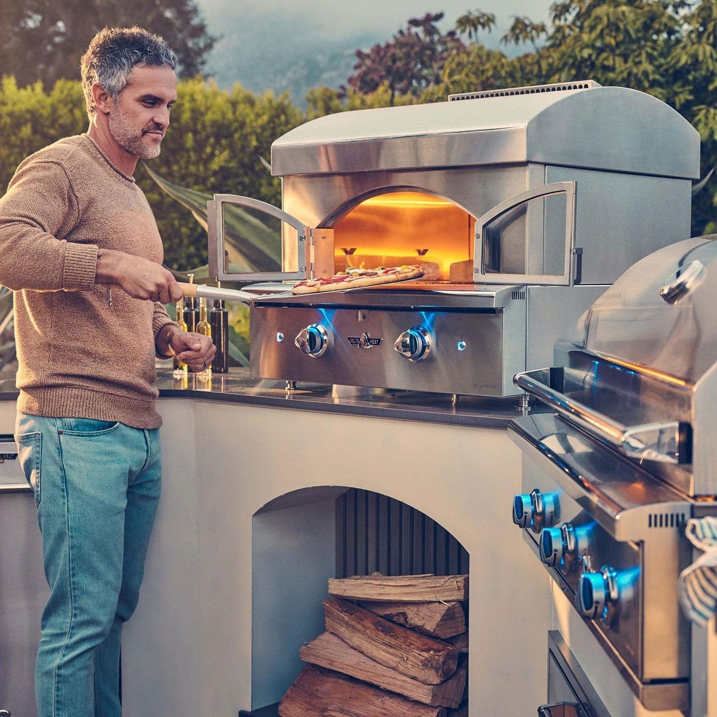 Delta Heat: 30" Delta Heat Pizza Oven, Countertop - DHPO30F-L
