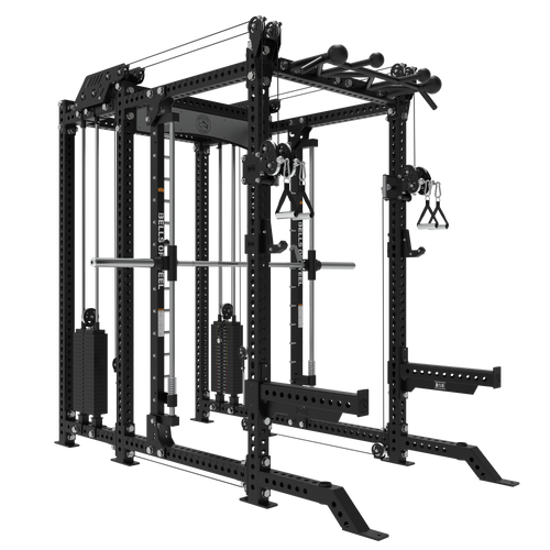 Bells Of Steel Smith Machine Rack - 6-Post with Kraken - Manticore (3" x 3", 1" Holes) - MTC-03-STKKRK-SMTH