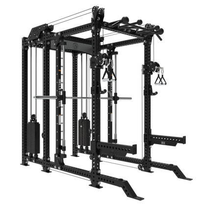 Bells Of Steel Smith Machine Rack - 6-Post with Kraken - Manticore (3" x 3", 1" Holes) - MTC-03-STKKRK-SMTH