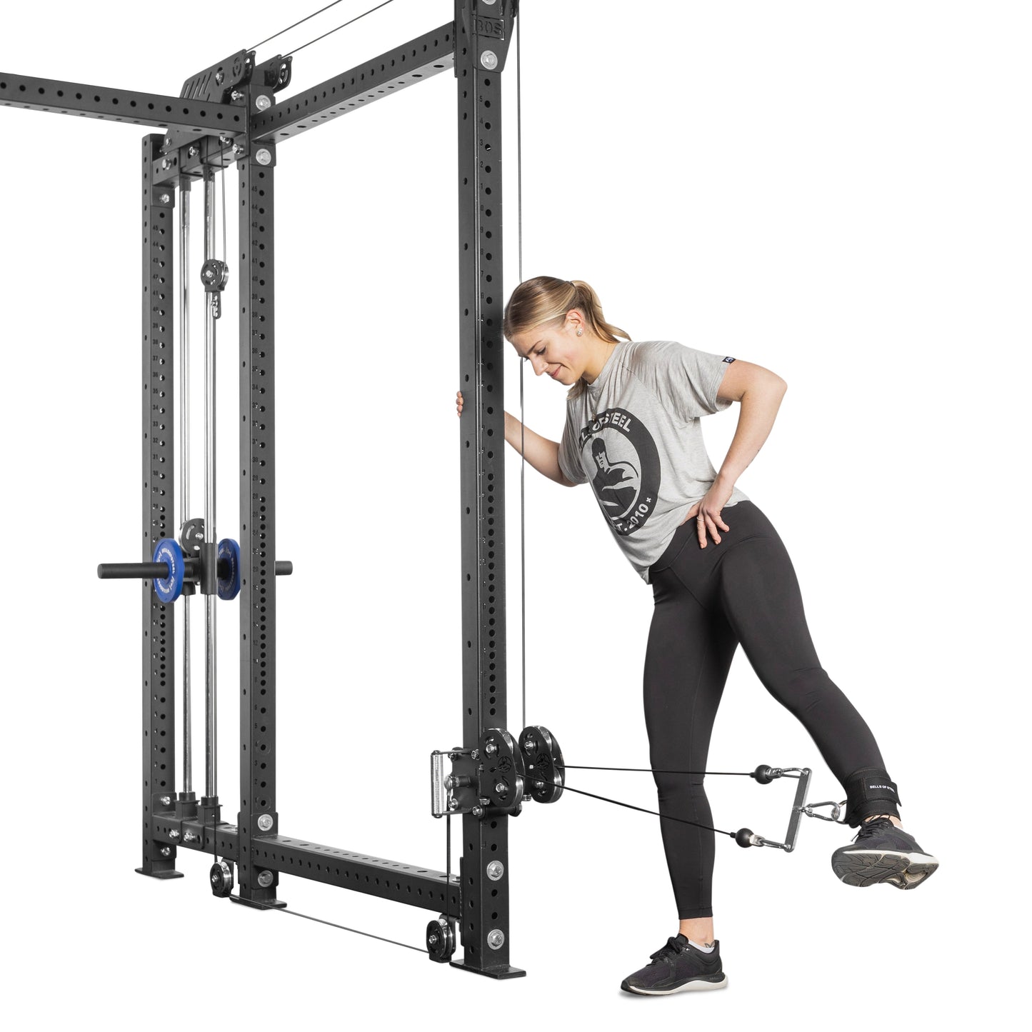 Bells Of Steel Kraken Rack Attachment for 6 Post Hydra Racks (Single Side) - 6P30-84H-PLAT-KRAKEN-HDR-SET