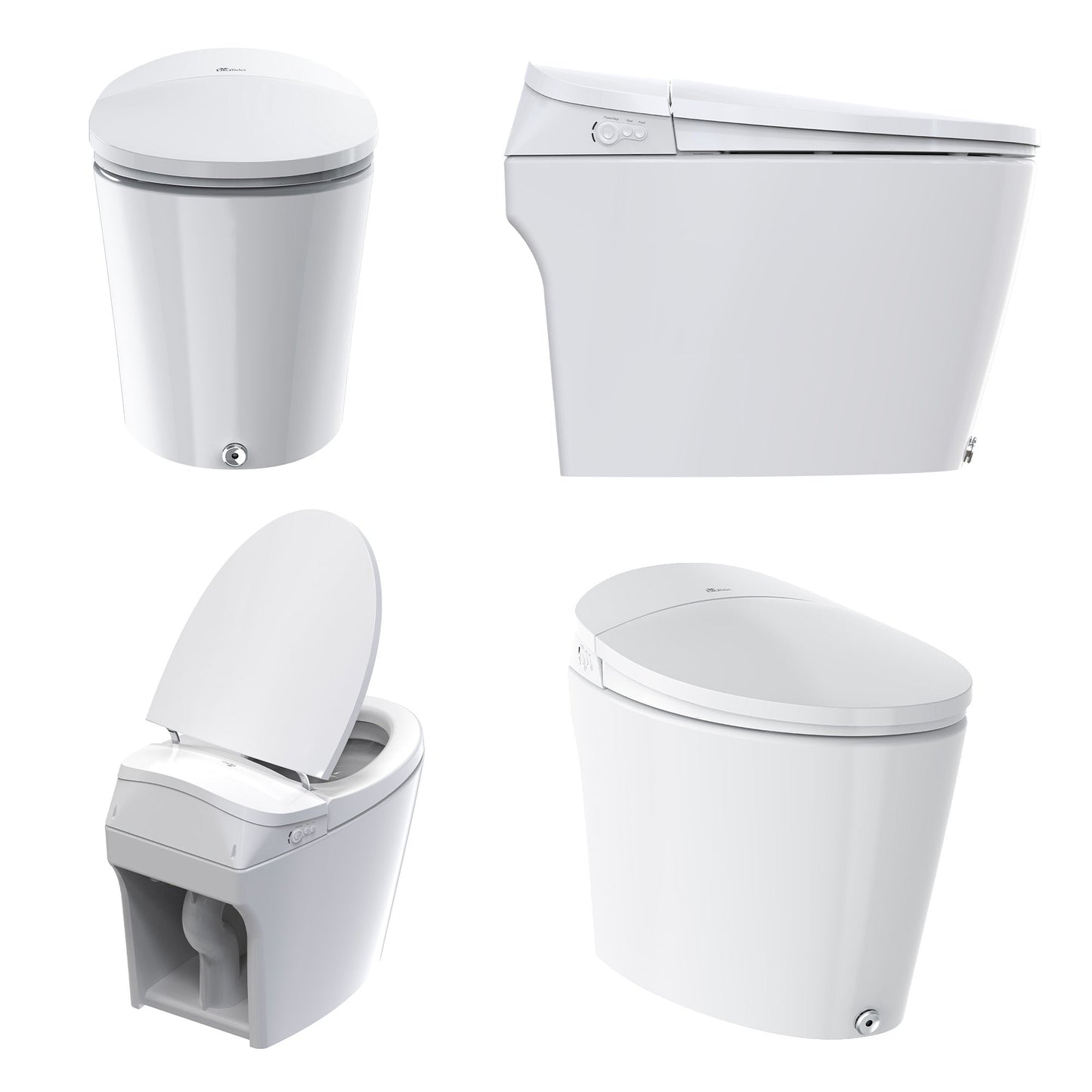 Bio Bidet Discovery DLX Smart Bidet Toilet - 7ZDISCDLX 000