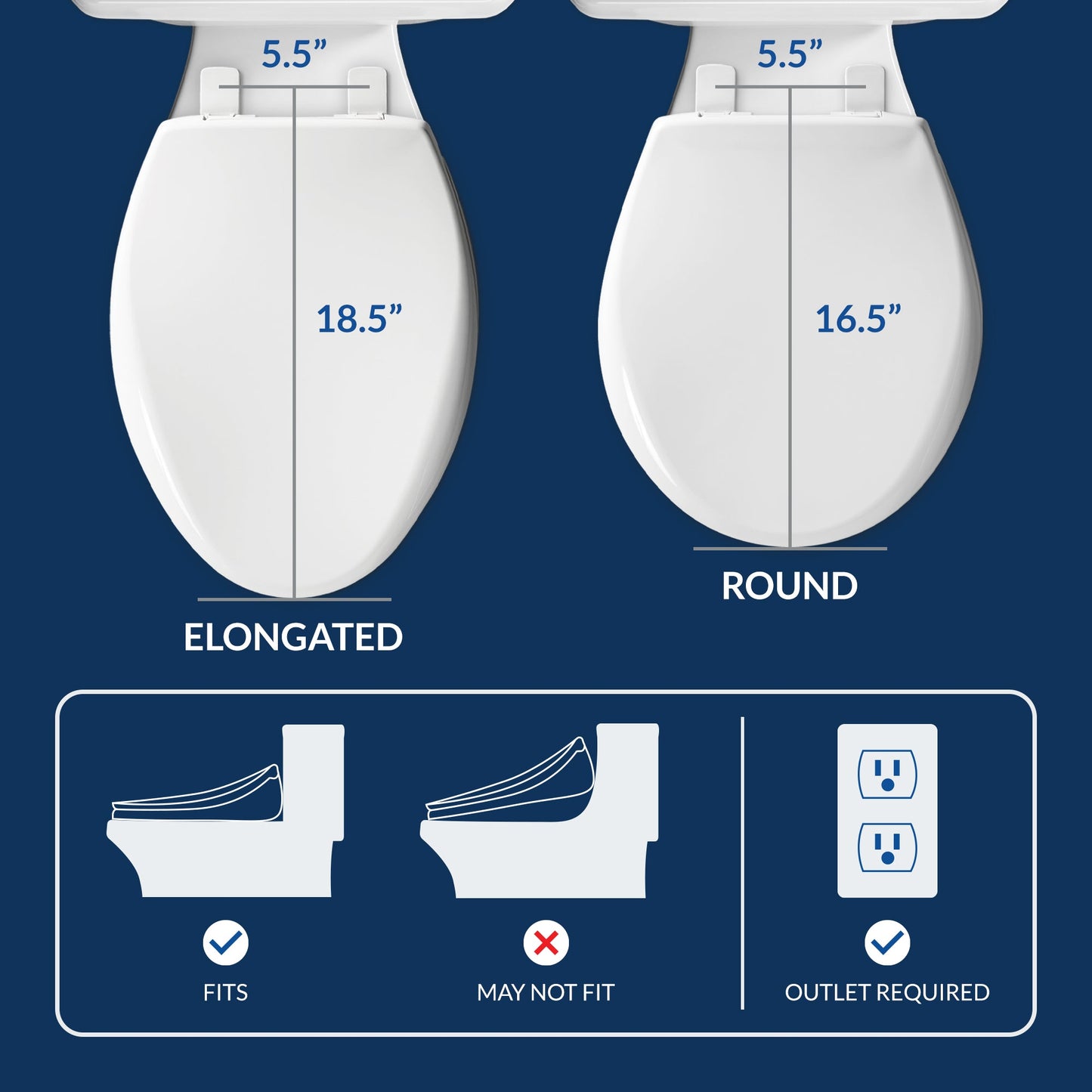 Bio Bidet BB-2000 Bidet Toilet Seat - 7ZBB2000E 000