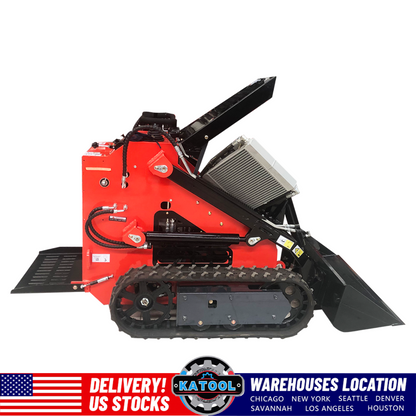 KATOOL New Mini Skid Steer Track Loader 23 HP Lifting Capacity 837LBS - KT-SK26 B