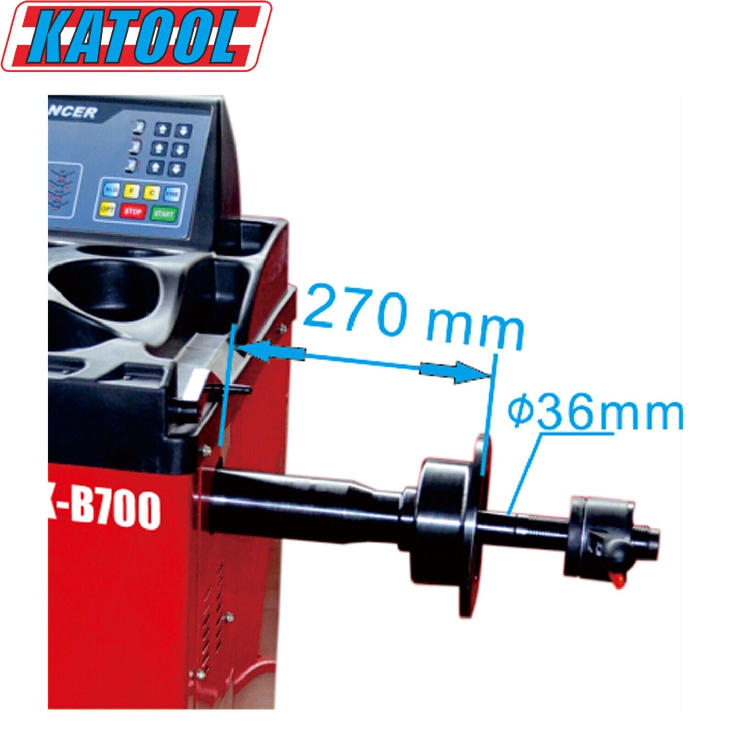 Katool KT-T800 & KT-B700 Tire Changer and Balancer Combo