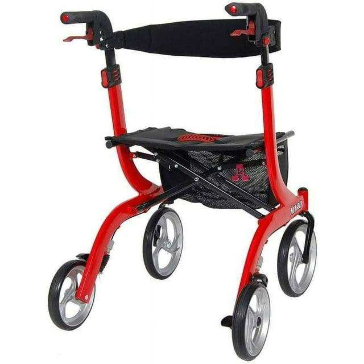 Drive Medical Nitro Euro Style Rollator Rolling Walker - Tall - DM-RTL10266T