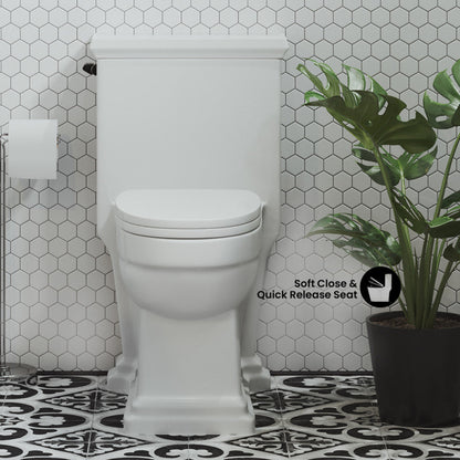 Swiss Madison Voltaire One-Piece Elongated Toilet Side Flush 1.28 gpf - SM-1T114