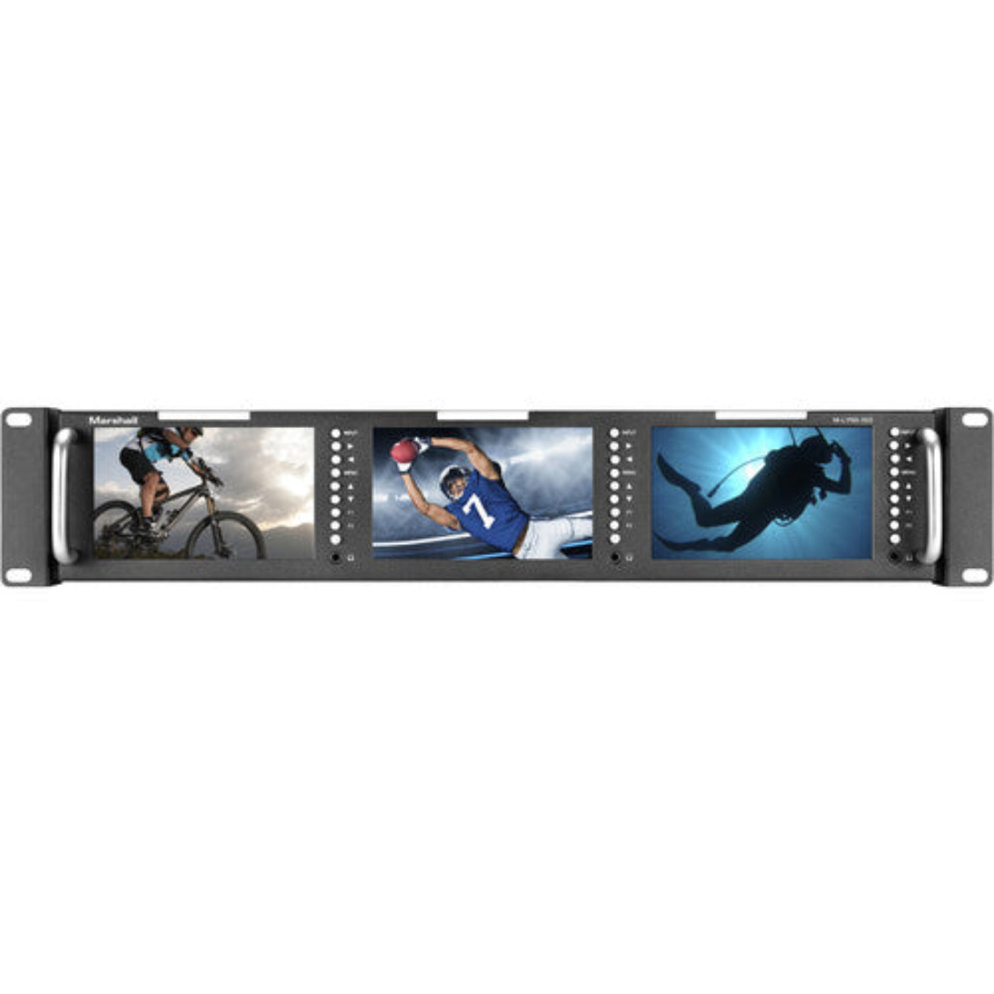 Masrshall  Triple 5" Rack mountable with HDMI, 3G-SDI,  Composite Inputs - MLYNX503