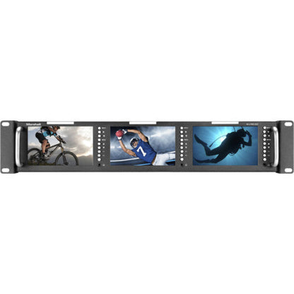 Masrshall  Triple 5" Rack mountable with HDMI, 3G-SDI,  Composite Inputs - MLYNX503