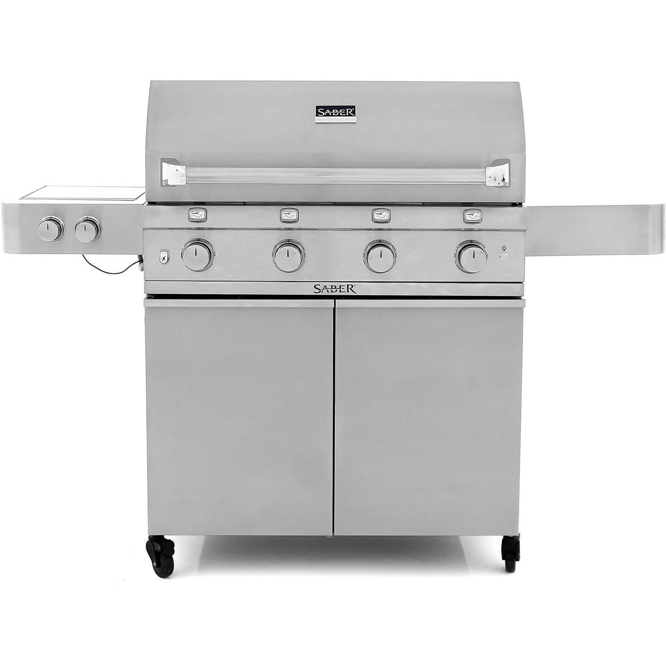 Saber Grills: 670 Series 4-Burner Cart Grill (LP) - R67CC1117