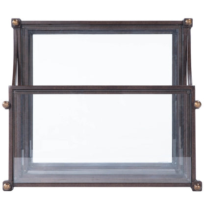 Butler Specialty Company Peninsula Metal & Glass Side Table, Bronze -  7015030