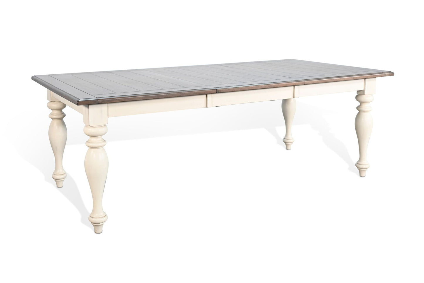 Sunny Designs Carriage House - Pasadena Rectangular Dining Table With Extensions - Buckskin / Marble White - 1015MB