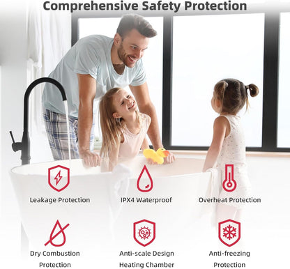 Mizudo CS120 Tankless Water Heater Propane Gas 5.1 GPM 120,000 BTU New - FDG-CS120BW-LP