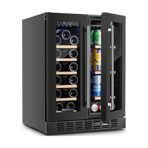 BODEGACOOLER 24 Inch Dual Zone Wine and Beverage Refrigerator