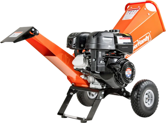 Super Handy GUO148 Wood Chipper Mulcher 4" Capacity 9 HP Gas Engine New - GUO148
