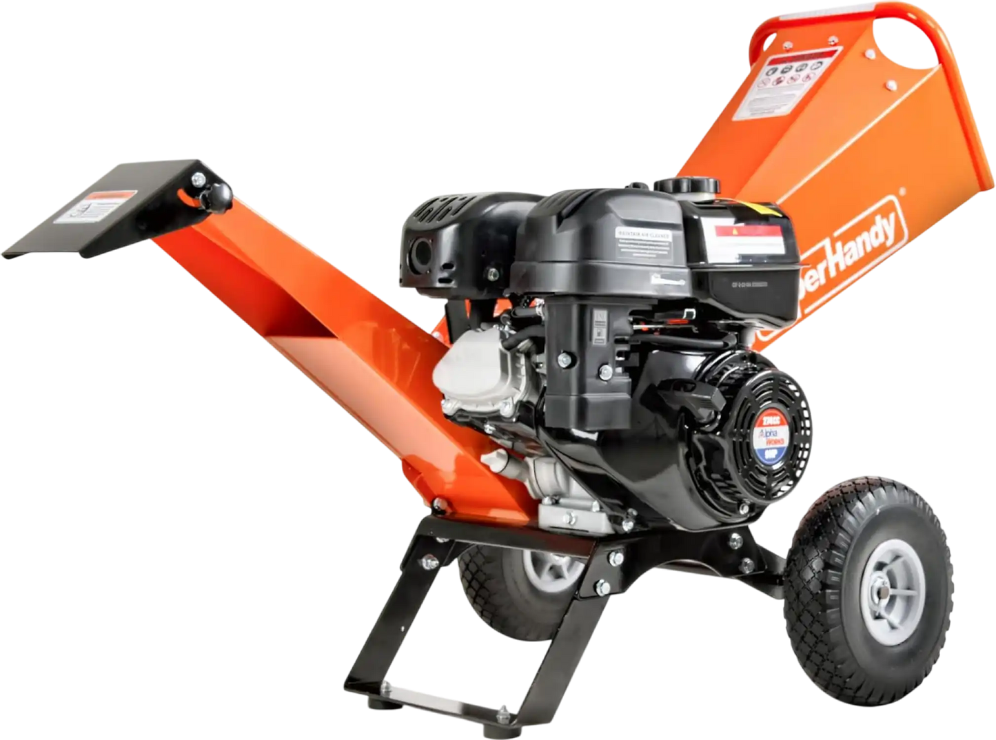Super Handy GUO148 Wood Chipper Mulcher 4" Capacity 9 HP Gas Engine New - GUO148