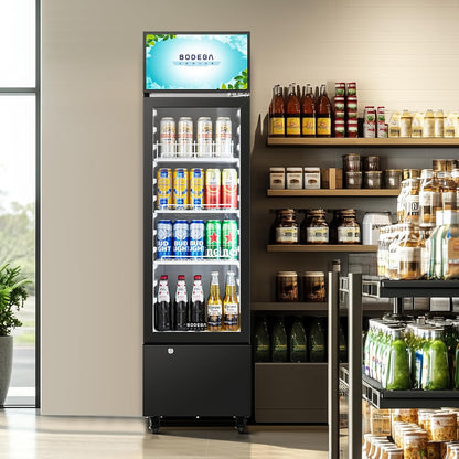 BODEGACOOLER 6.34 Cu.ft Commercial Refrigerator with Glass Door