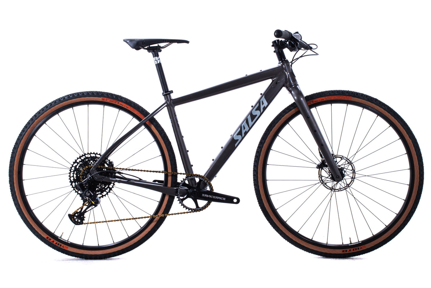 NEW Salsa Stormchaser Gravel Bike - 52.5cm Charcoal ATC Custom Build SRAM NX Eagle 1x12 - 210000072834