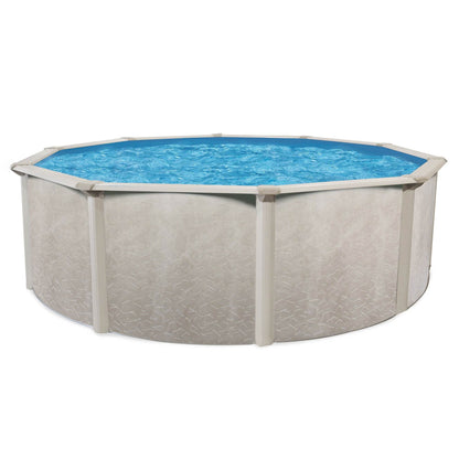 Aquarian Phoenix 21'x52" Round Steel Frame Above Ground Outdoor Pool (For Parts) - 234430